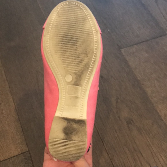 Pink Kids Dress Shoes with Big Rose - Picture 3 of 5